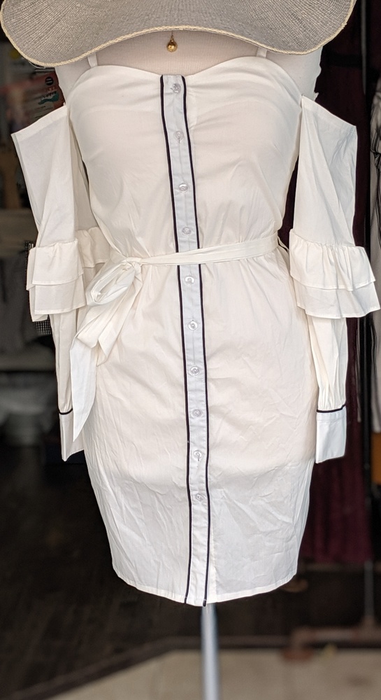 white summer dress